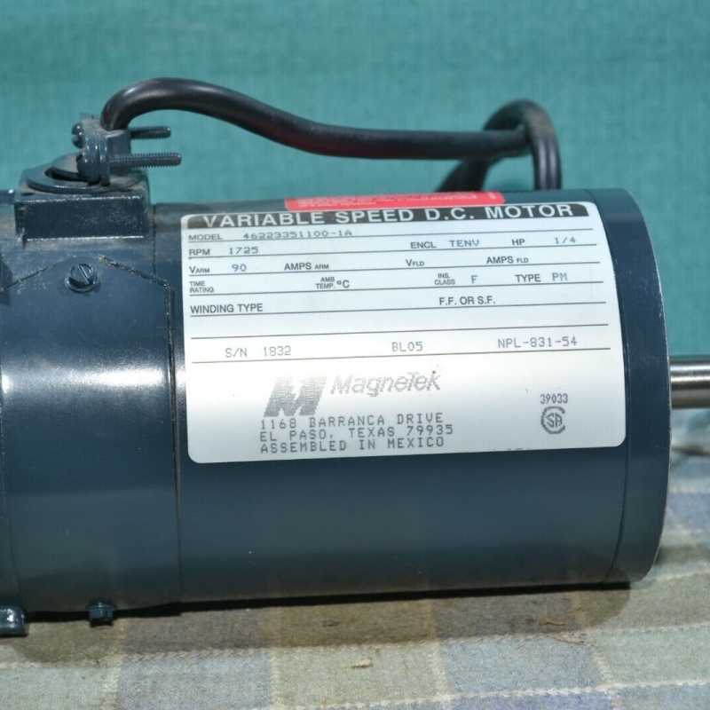 MAGNETEK 1075RPM 1.0HP AC MOTOR 8-1772248-02 高扭矩启动电机 – 深圳长欣自动化设备有限公司